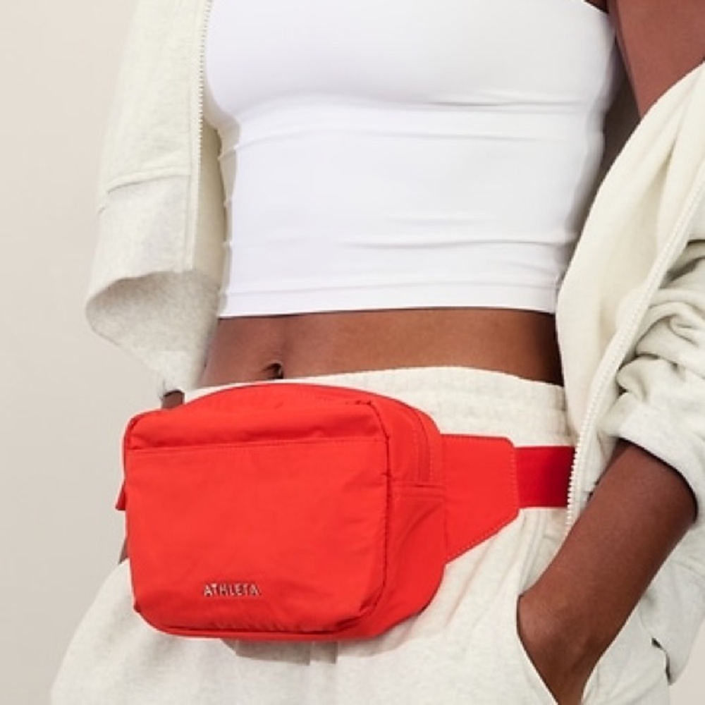 Athleta Red Belt Bag